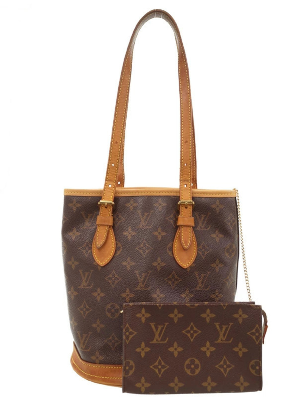 Louis Vuitton Monogram Bucket Shoulder Bag